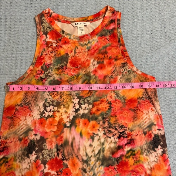2/40 Athleta Chi Tank Top in Floral - Women’s Small - Picture 6 of 7
